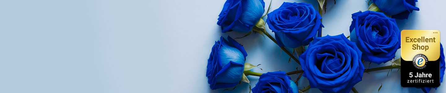Blaue Rosen