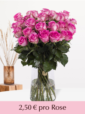 Pinke Rosen - Revival - 10 bis 99 Stück