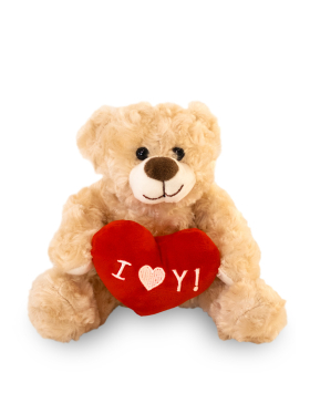 Teddyb&auml;r hellbraun - I love you