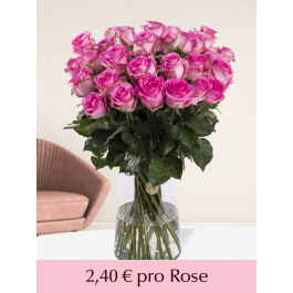 Pinke Rosen 10 bis 99 | Bestimme die Stückzahl mit SURPROSE