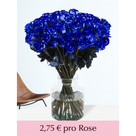 50 bis 99 Blaue Rosen Wähle deine Anzahl Blaue Rosen