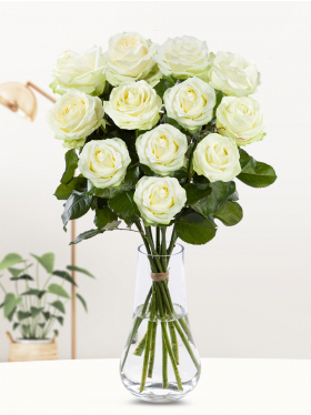 12 Weiße Rosen - Avalanche
