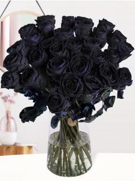 30 Schwarze Rosen