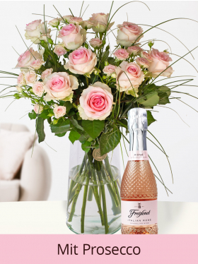 Rosenstrauß Eva + Prosecco Rosé