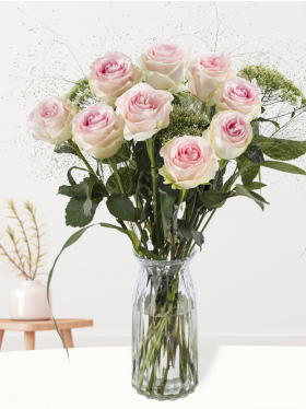 Blumen zur Geburt - Rosa