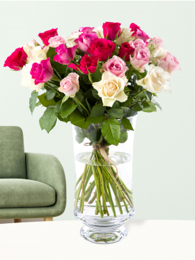 Festival Pink aus 30 Rosen