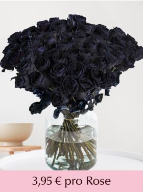10 bis 49 Schwarze Rosen