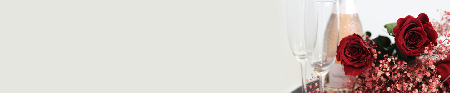 Konservierte Rosen zum Valentinstag