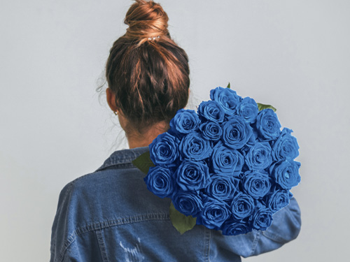 Blaue Rosen verschicken