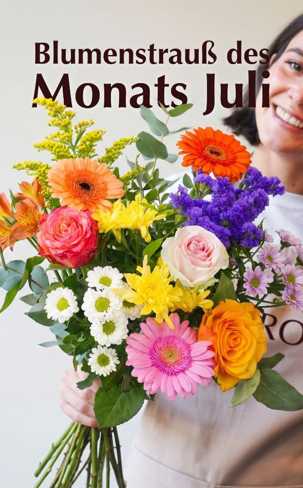 Blumenstrauß des Monats Juli Blumenstrauß des Monats Juli