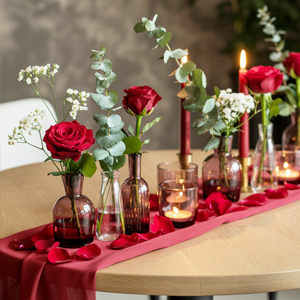 Romantische Rosendekoration Romantische Rosendekoration