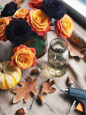 DIY Vase für Herbst DIY Vase für Herbst