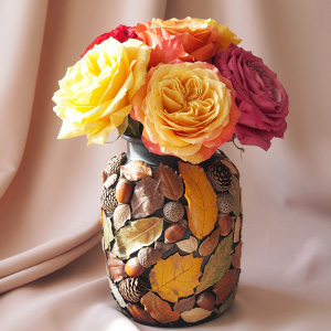 DIY Herbstvase DIY Herbstvase