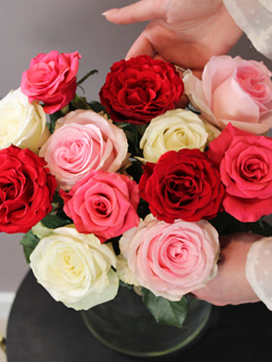 Bunte Rosen verschicken