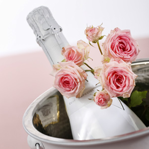 Rosen und Champagner