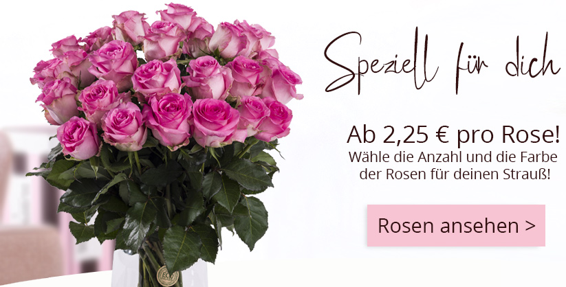 Anzahl Rosen wählen
