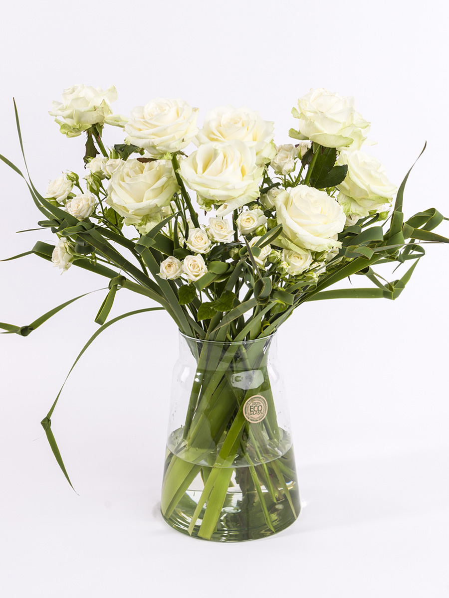 Weißer Centerpiece - Gold | Medium